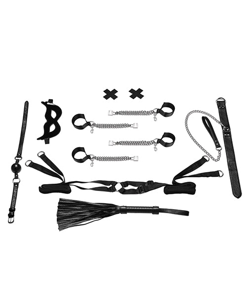 All Chained Up Bondage Play 6PC Bedspreader Set Product Image.