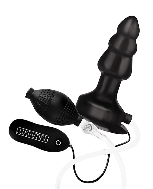 Lux Fetish 4 英寸充氣振動肛塞 - 可自訂的樂趣 Product Image.