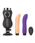 Máquina sexual compacta de empuje Lux Fetish con control remoto: da rienda suelta a tus deseos