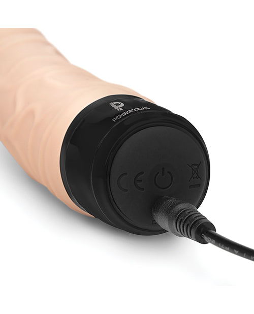 Powercocks 6.5" Realistic Vibrator: Lifelike Pleasure! Product Image.