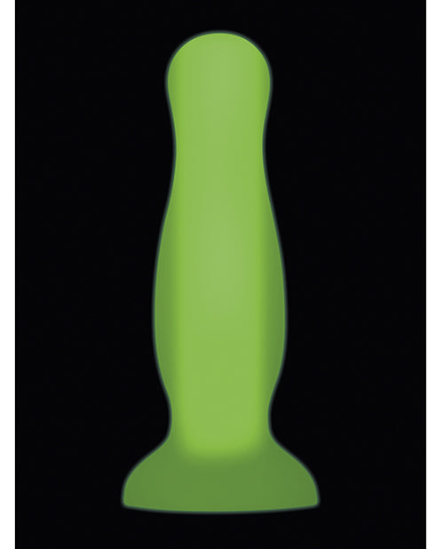 Evolved Luminous Anal Plug Large - Green Product Image.