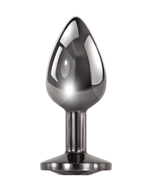 Evolved Black Gem Anal Plug: A Touch of Glamour for Ultimate Pleasure Product Image.