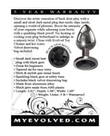 Evolved Black Gem Anal Plug: A Touch of Glamour for Ultimate Pleasure