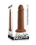 Evolved 6" Light-Up Vibrating Dong