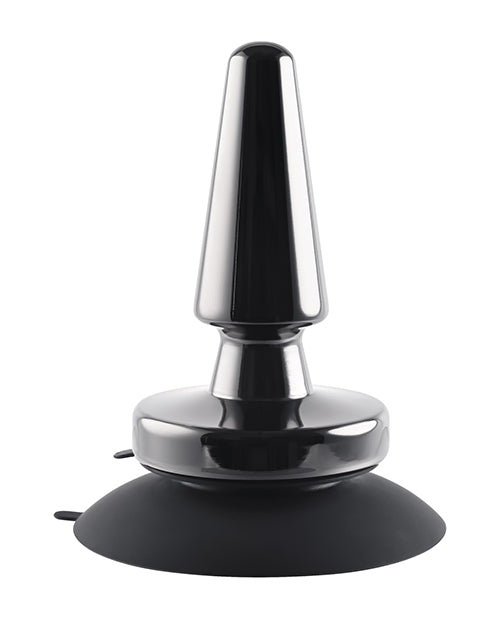 "Plug metálico vibratorio de 7 velocidades - Negro" Product Image.