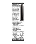 Evolved Real Simple Rechargeable Bullet - Black Chrome: Intense Pleasure, Stylish Design!