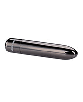 Evolved Real Simple Rechargeable Bullet - Black Chrome: Intense Pleasure, Stylish Design! Product Image.