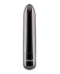 Evolved Real Simple Rechargeable Bullet - Black Chrome: Intense Pleasure, Stylish Design!