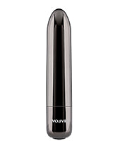 Evolved Real Simple Rechargeable Bullet - Black Chrome: Intense Pleasure, Stylish Design! Product Image.