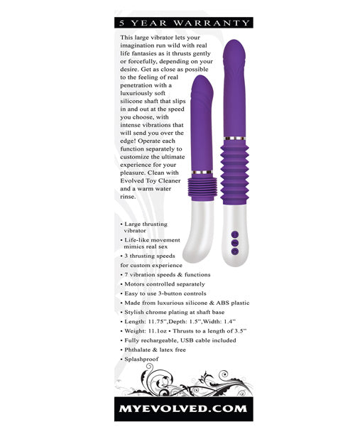 Máquina sexual evolucionada de empuje infinito: ¡el máximo placer! Product Image.