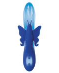 Evolved Firefly Dual Stim - Blue: Glow-in-the-Dark Pleasure Vibrator