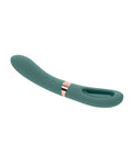 Vibrador de punto G Evolved Chick Flick - Verde azulado