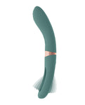 Vibrador de punto G Evolved Chick Flick - Verde azulado