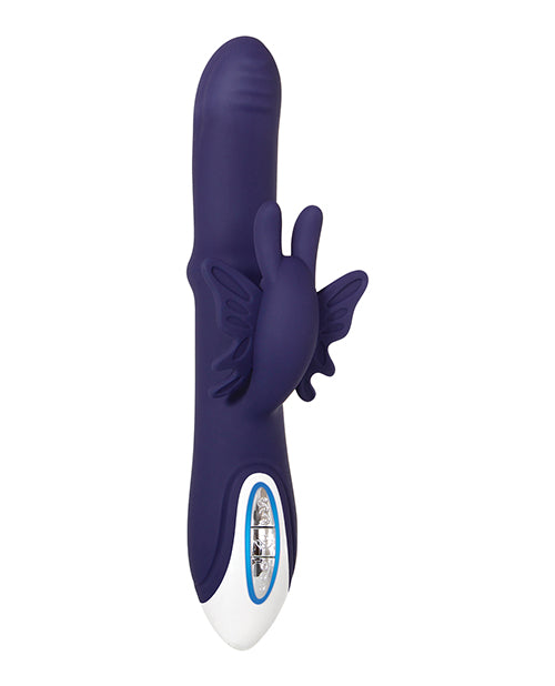 Evolved Put a Ring On it - Purple: Customisable Girthy Butterfly Stimulator Product Image.