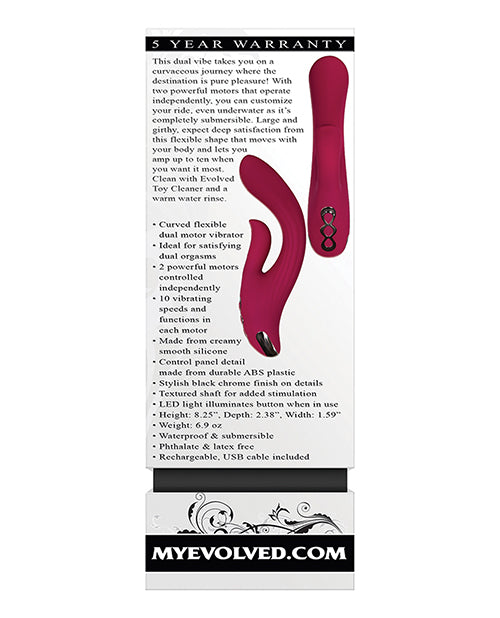 Evolved Red Dream Dual Stim - The Ultimate Pleasure Experience Product Image.