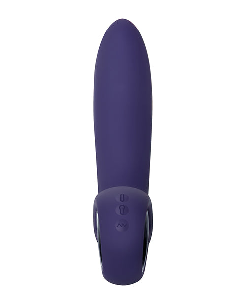 Vibrador recargable inflable G evolucionado - Púrpura Product Image.