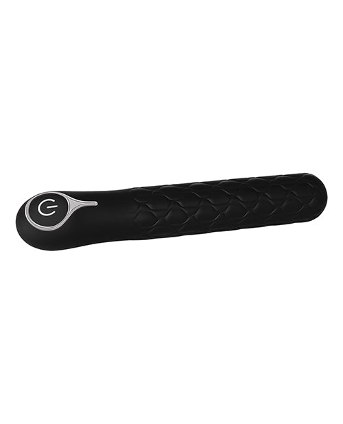 Evolved Quilted Love Black Vibrator Product Image.