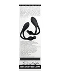 Vibrador flexible evolucionado de dos extremos - Negro