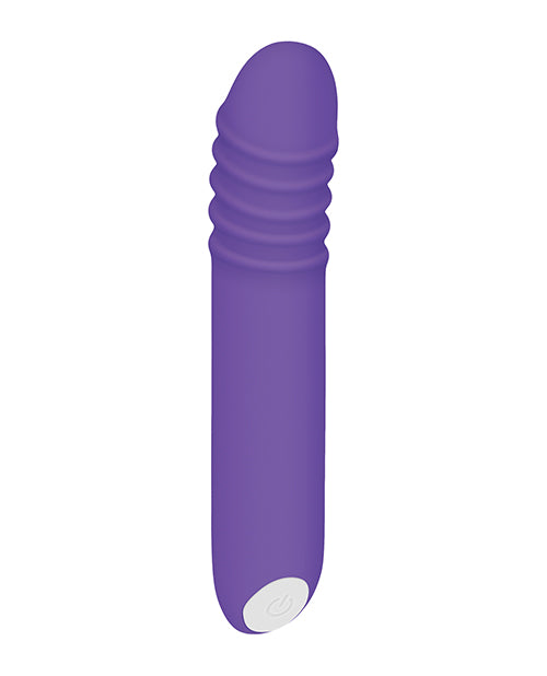 Evolved G-Rave Light Up Vibrator - Mesmerising Purple Glow Product Image.
