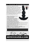 Evolved Bump N' Groove Vibrating Butt Plug - Black: Embrace Intense Pleasure