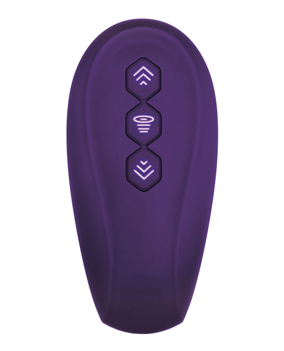 Evolved 2 Become 1 Triple-Motor Strapless Strap On - Purple Product Image.