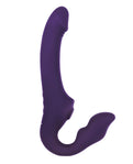 Evolved 2 Become 1 Triple-Motor Strapless Strap On - Purple