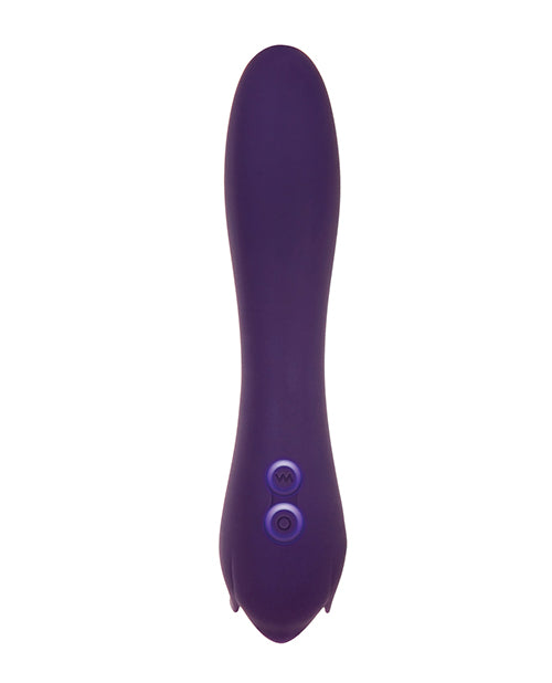 Evolved Thorny Rose Dual End Massager - Purple: 9-Speed Dual Vibrator Product Image.