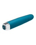 Evolved Super Slim Teal 12-Speed Waterproof Rechargeable Wand Vibrator