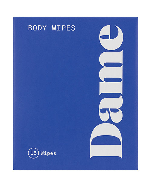 Dame pH Balanced Body Wipes with Aloe & Cucumber Product Image.
