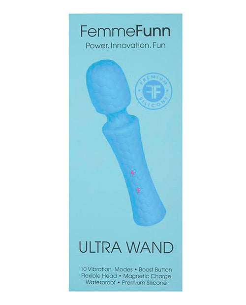 Femme Funn Ultra Wand: 10 Powerful Vibration Modes & Boost Button Product Image.