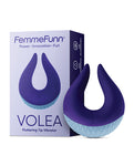Femme Funn Volea：深紫色顫動尖端振動器