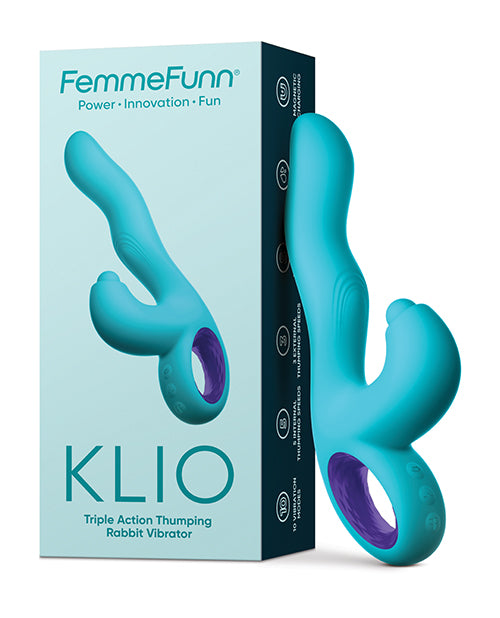 Femme Funn Klio Triple Action Rabbit: Triple Estimulación 🌟 Product Image.