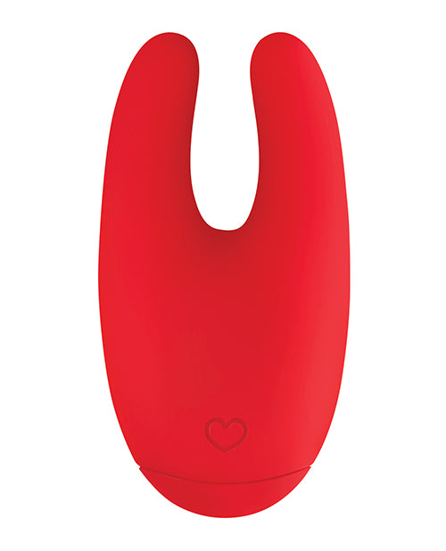 Luv Inc. Mini conejito en forma de U - Rojo (7 patrones de vibración, resistente al agua) Product Image.