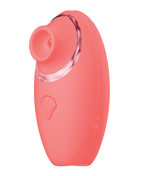 Luv Inc. Triple-Action Clitoral Vibrator - Coral Bliss Product Image.