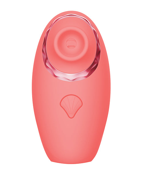 Luv Inc. Triple-Action Clitoral Vibrator - Coral Bliss Product Image.