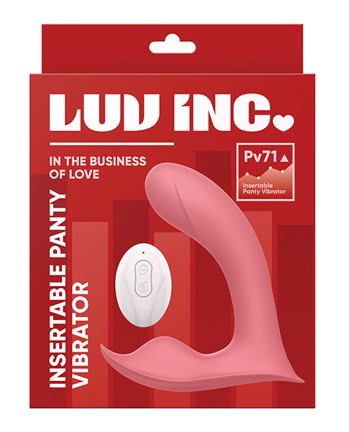 Luv Inc. Vibrador de bragas insertable: placer a medida mientras viaja Product Image.