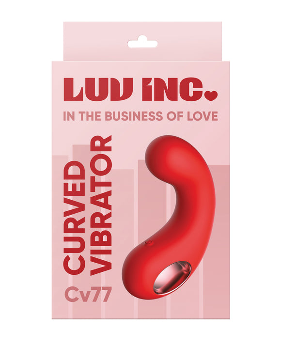 Vibrador Curvo Luv Inc.: Pink Pleasure Powerhouse Product Image.