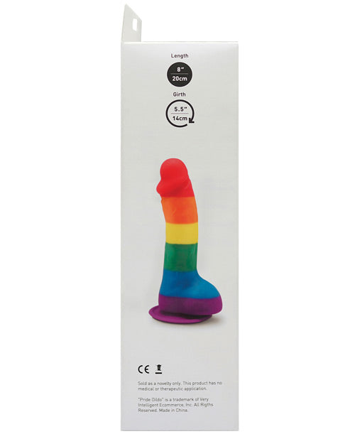 Thick Rick Rainbow Pride Dildo 🌈 Product Image.
