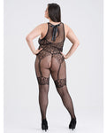 Fifty Shades of Grey Lacy Body Stocking - Black O/S Curve