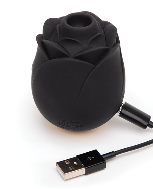 Fifty Shades of Grey Rose Clitoral Suction Stimulator - Intense Pleasure in a Petal Shape Product Image.