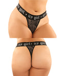 Vibes Buddy Pack: Icy Girl Metallic Boy Brief & Lace Thong Set