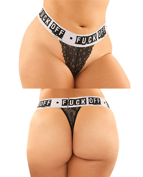 Conjunto de tanga y braguita de encaje para niño Vibes Buddy Product Image.