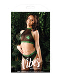 Vibes That's Dope Black Halter Top & Retro Panty Set