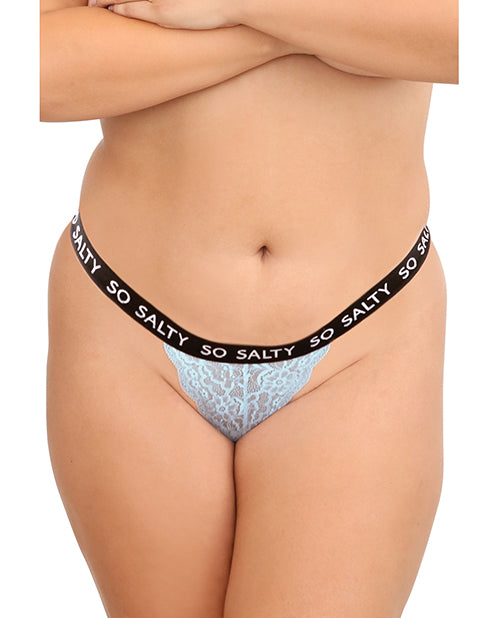 Vibes Tasty 3 Pack Thongs: Assorted Fun & Flattering Colours Product Image.