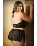 Conjunto de top halter y pantalones cortos Nova Star de Curve - Negro