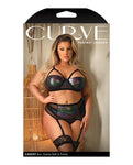 Conjunto de lencería metalizado Cassidy de Curve