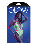 Neon Chartreuse Glow Spotlight Teddy