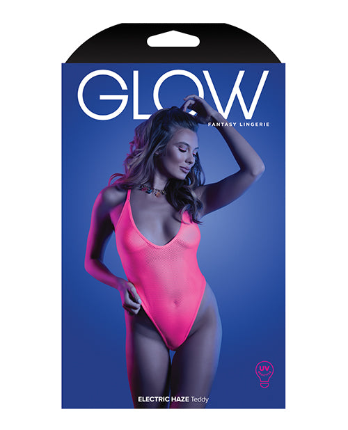 Neon Pink Electric Haze Teddy - L/XL Size Product Image.