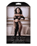 Conjunto de leggings y top con hombros descubiertos Missing You de Sheer Fantasy