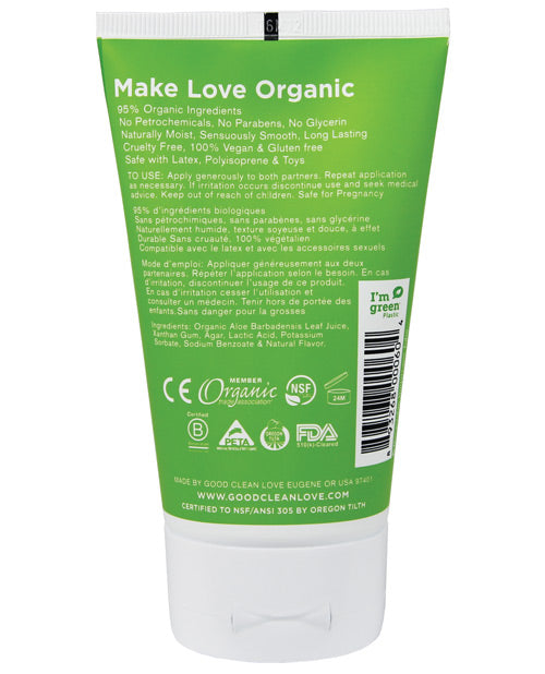 Lubricante orgánico de aloe vera casi desnudo Good Clean Love Product Image.